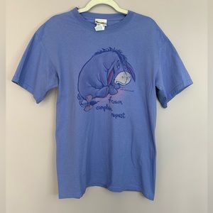 Vintage Walt Disney World Purple Eeyore T-Shirt Women Medium